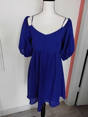Moulinette Soeurs Royal Blue Dress